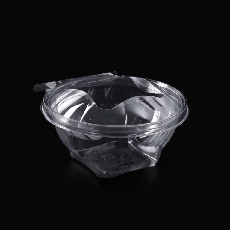 Bol salata transparent cu sigiliu 500g (L-335)