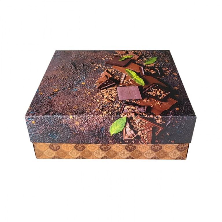 Cutie prajituri CHOCO 19x19xh8cm (M08)