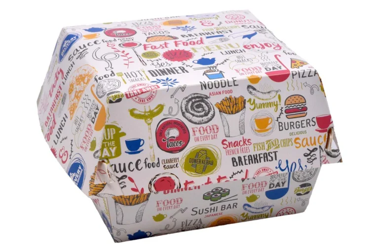 Hamburger box color MEDIU