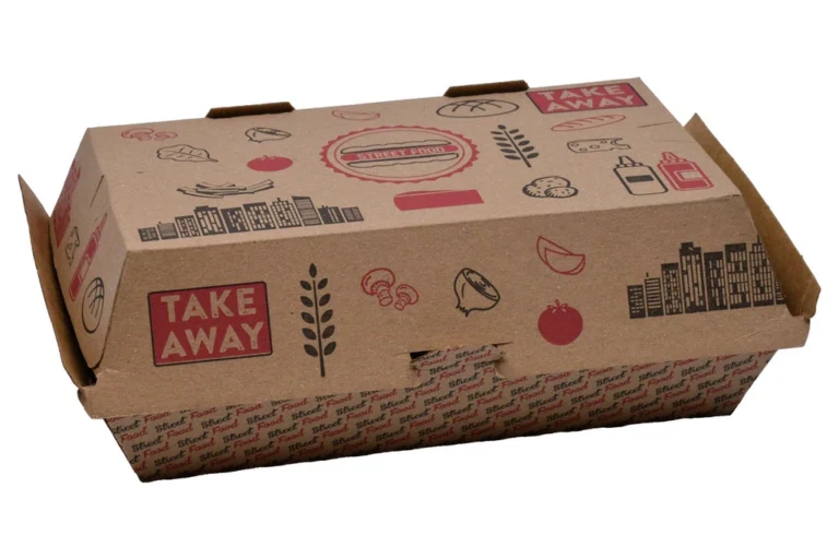 Cutie carton take away MENIU BURGER